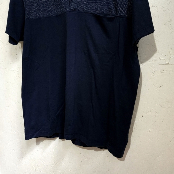 Denim & Flower | Men's Navy Polo Shirt - Picture 4 of 8